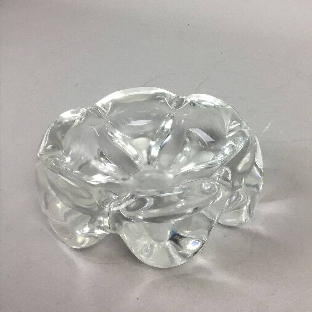 Orrefors Bosse K. Crystal Bowl or Ashtray Glass SWEDEN - Abstract