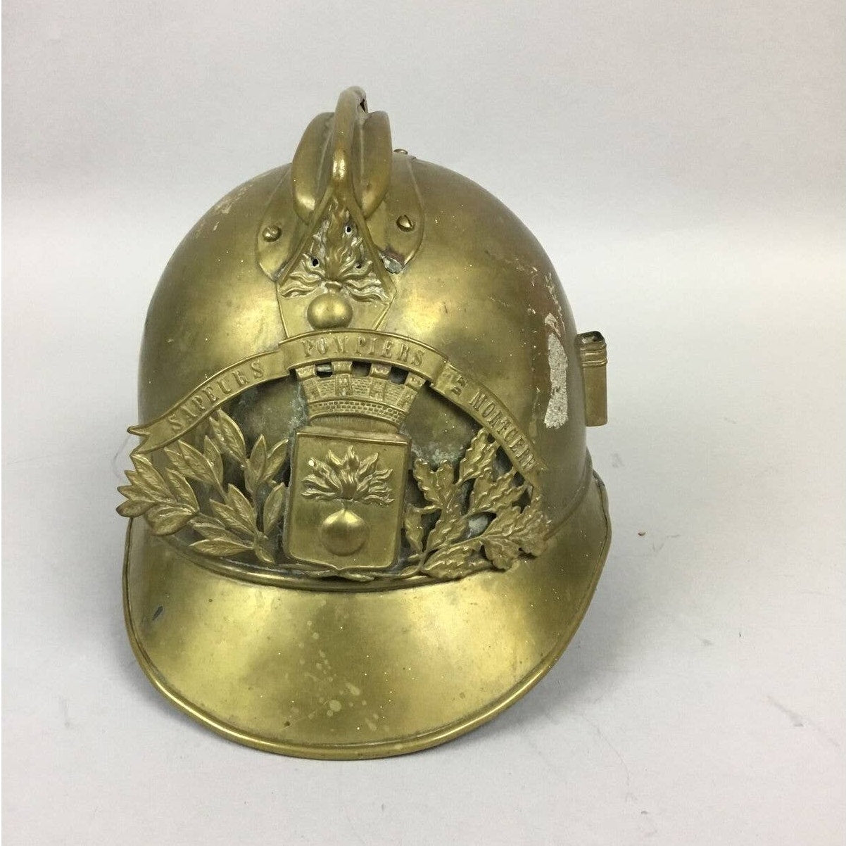 Helmet Firefighter Model 1895, Communne Of Villers France