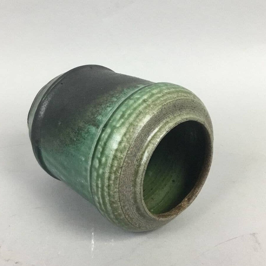Ceramic KJ green pottery vase