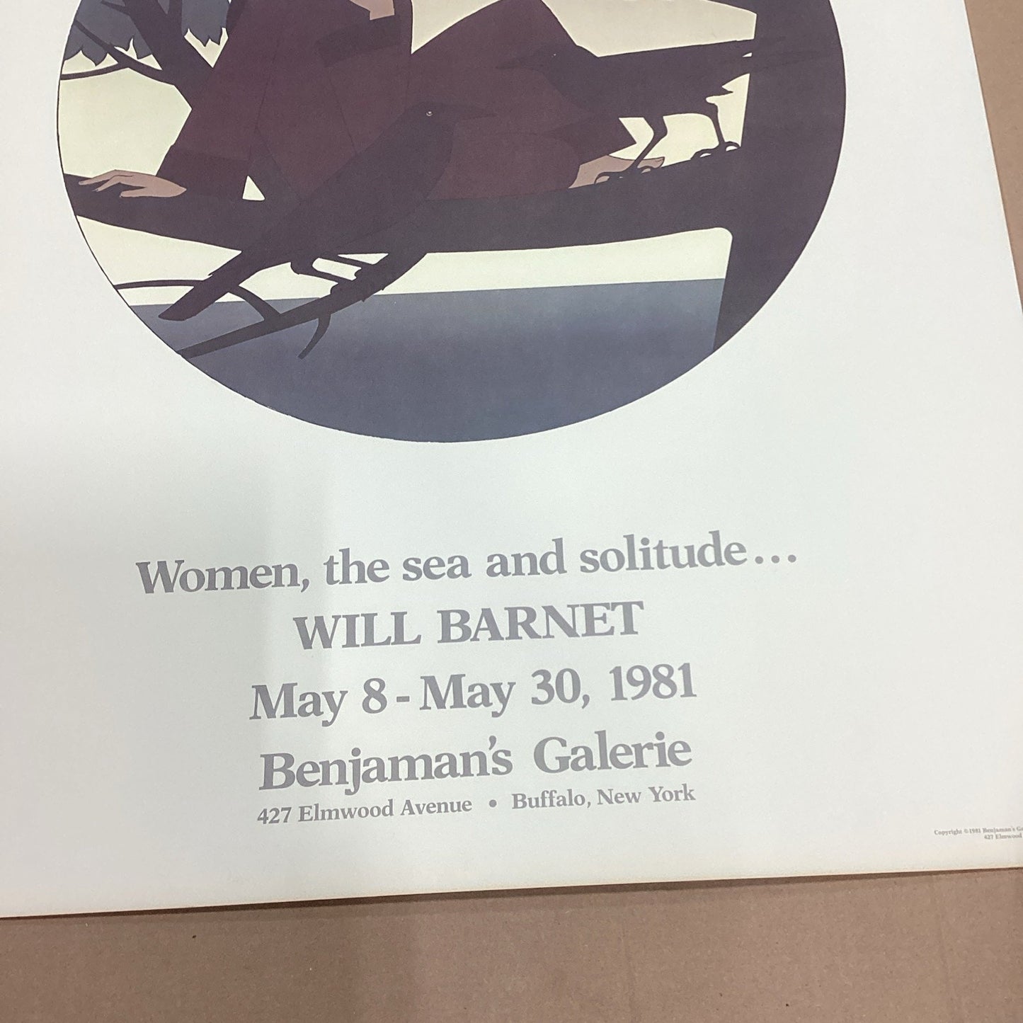 Will Barnet 1981 Gallery Poster - 30x24”