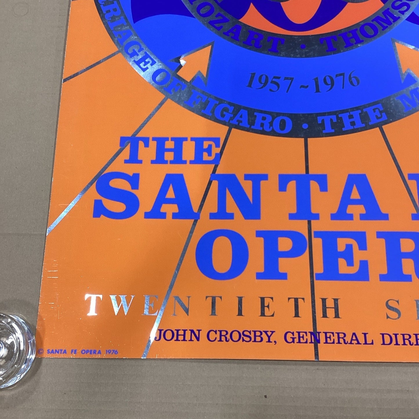 The Santa Fe Opera Poster - 1957 - 1976 - 31x22”