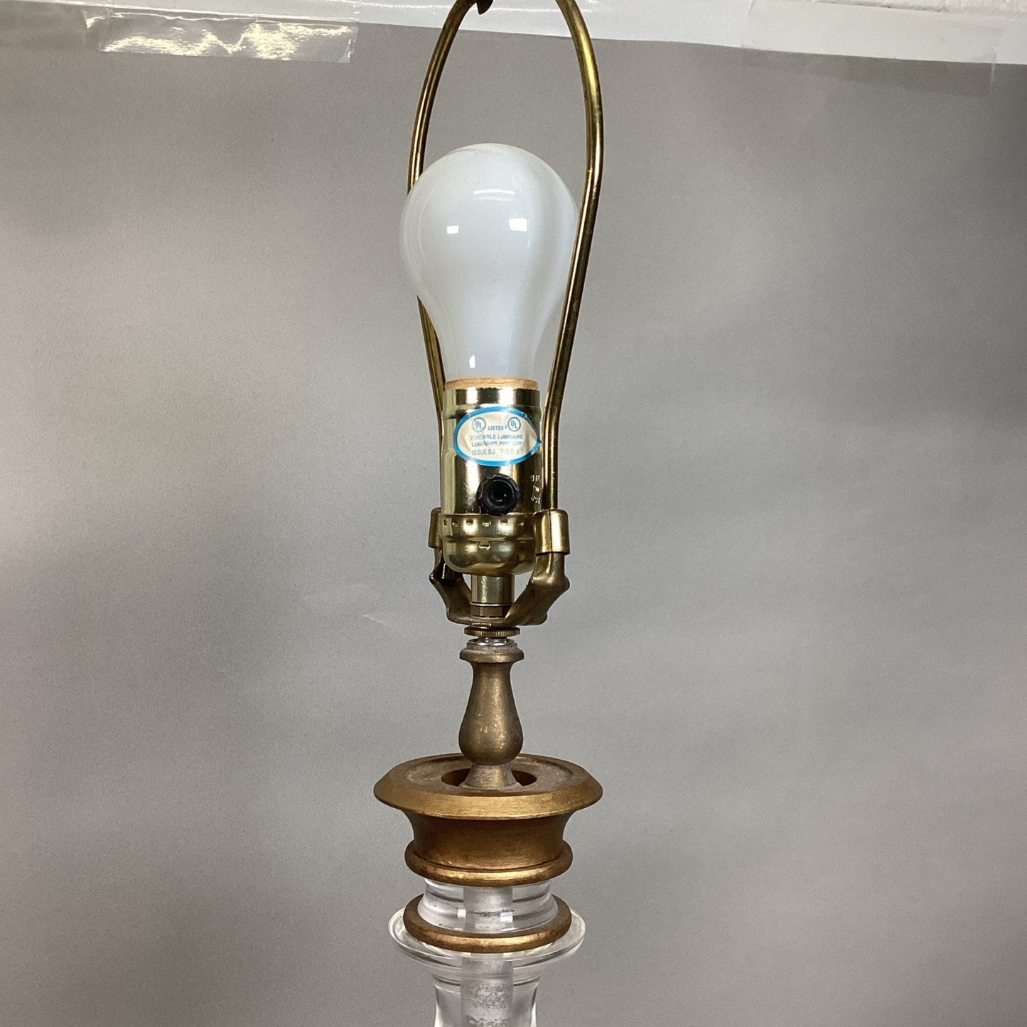 Renaissance 2000 Modern Lucite Lamp - 31.5”H