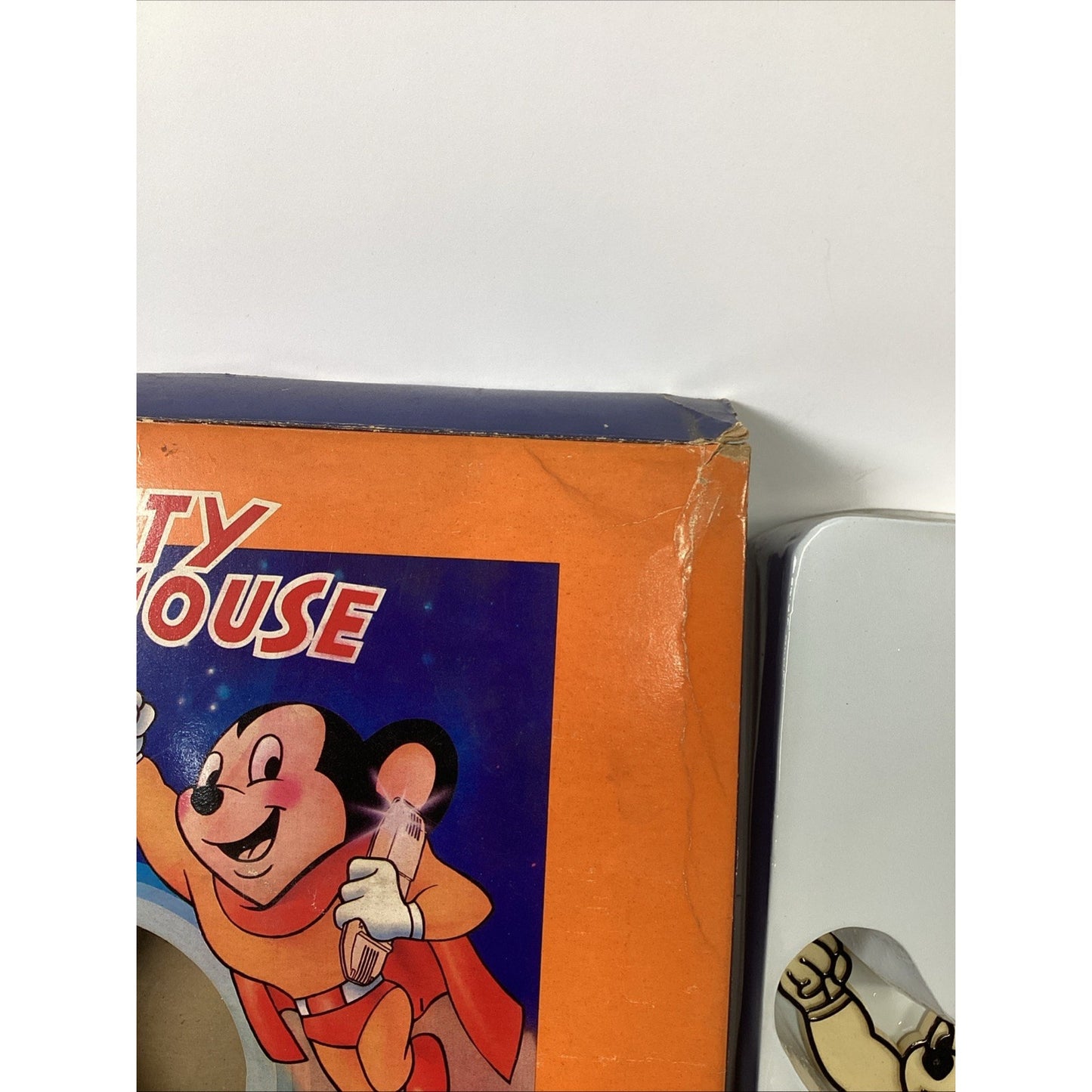 Vintage Rare 1983 Mighty Mouse Telephone - NOS - Open Box