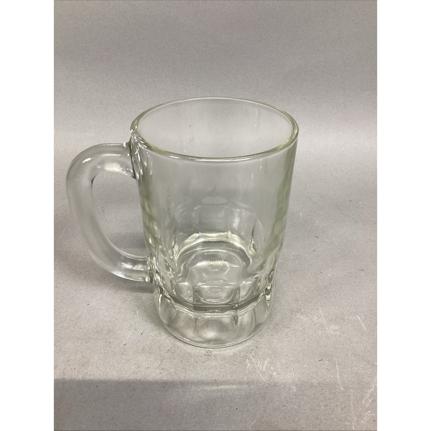 1 Vintage Glass Beer Mug With 5 Shot Glasses