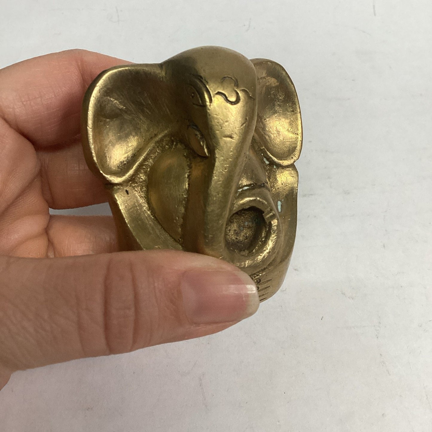 Ganesh Brass Statue Of Good Luck Hinduism Elephant Figurine