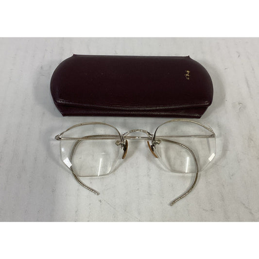 Vintage American Optical Bifocal Eyeglasses With Hard Case