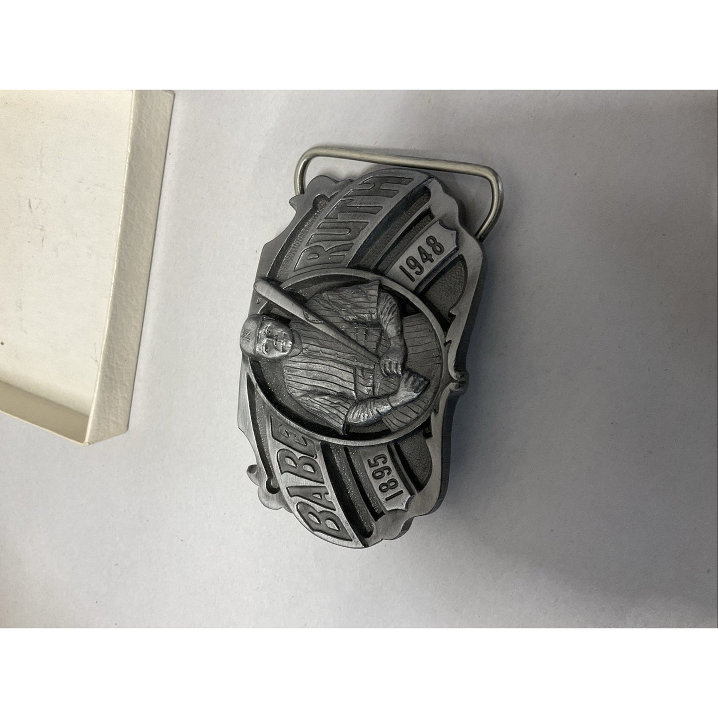 Vintage Babe Ruth Belt Buckle Baseball Limited Edition