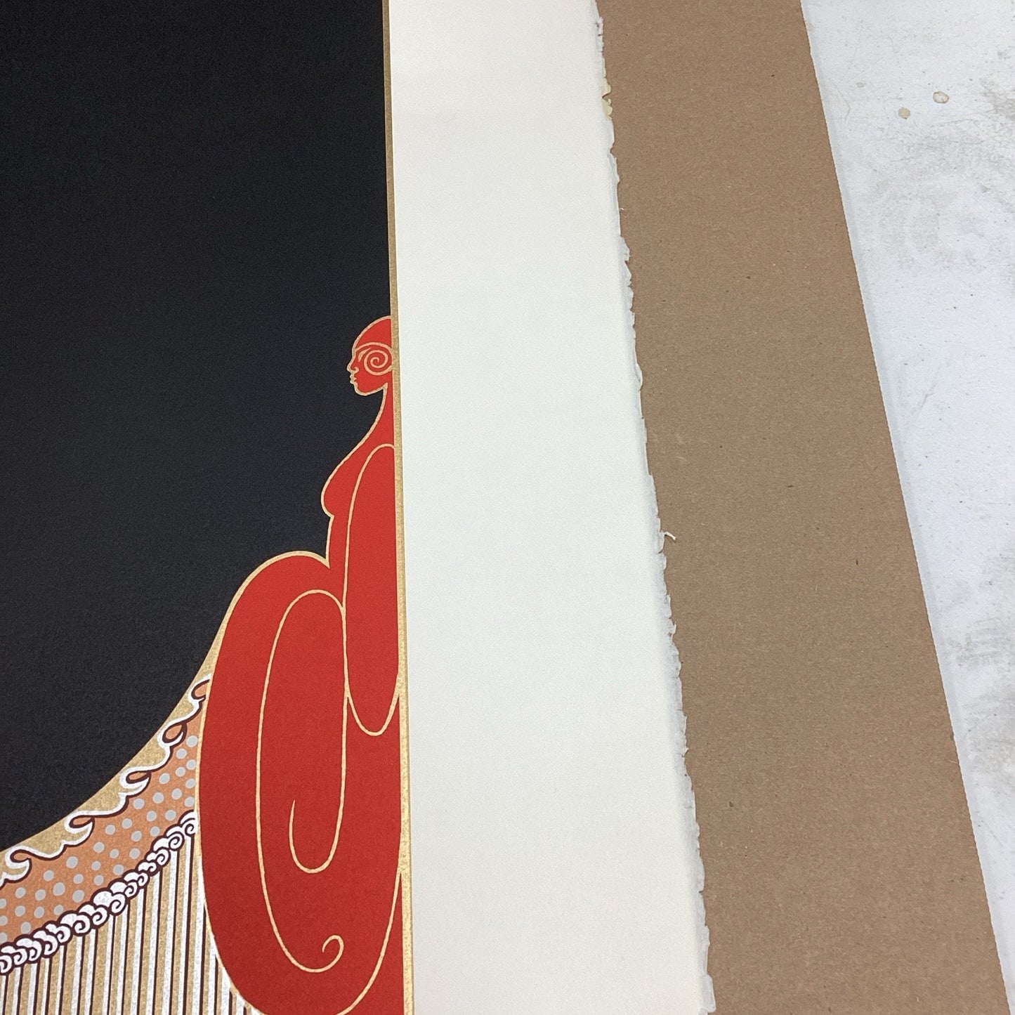 Erte 1983 Aladdin And His Bride Poster Print - P.P. 10/10 - 37.5x30.5”