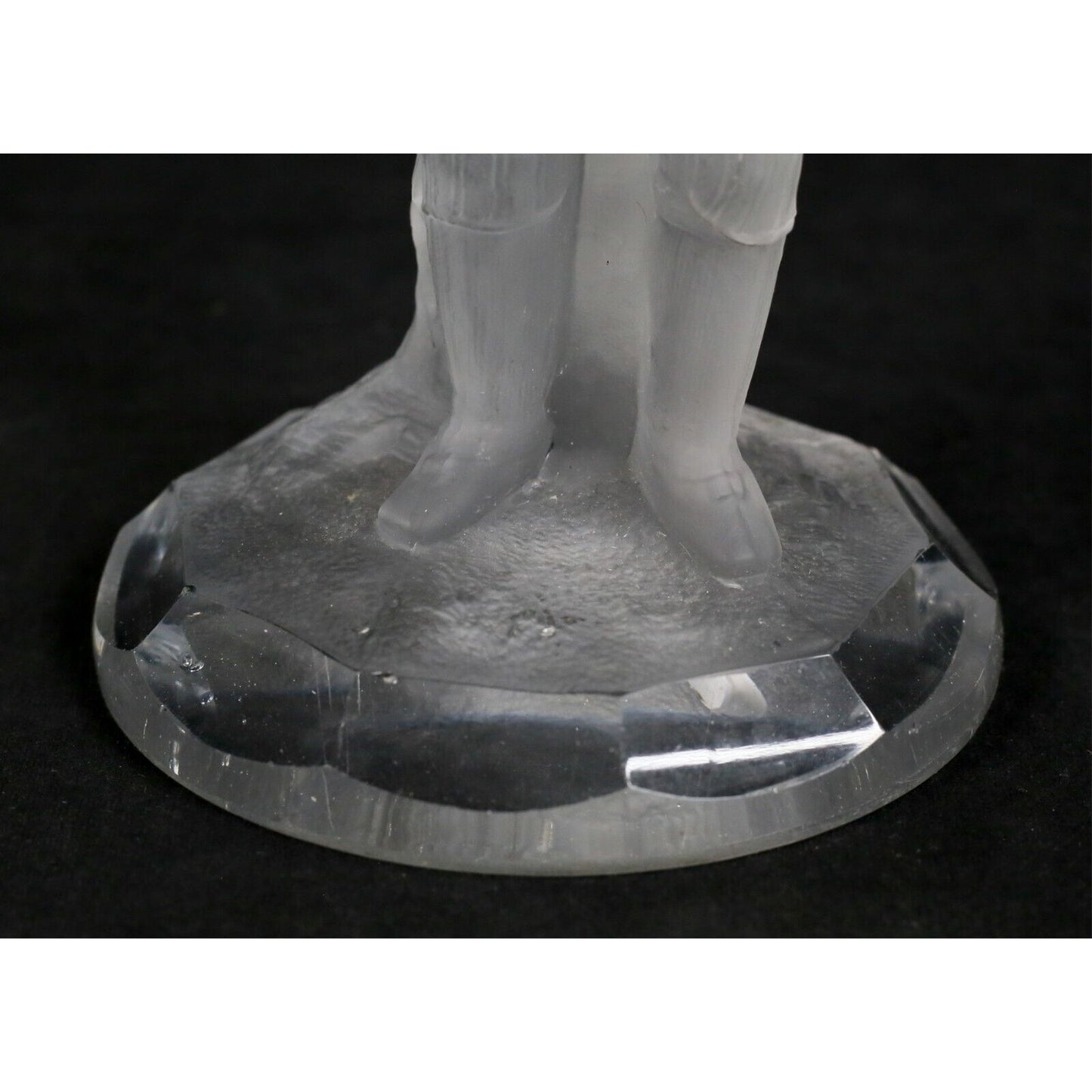Holyrood Glassworks Pair of Figural Candlesticks
