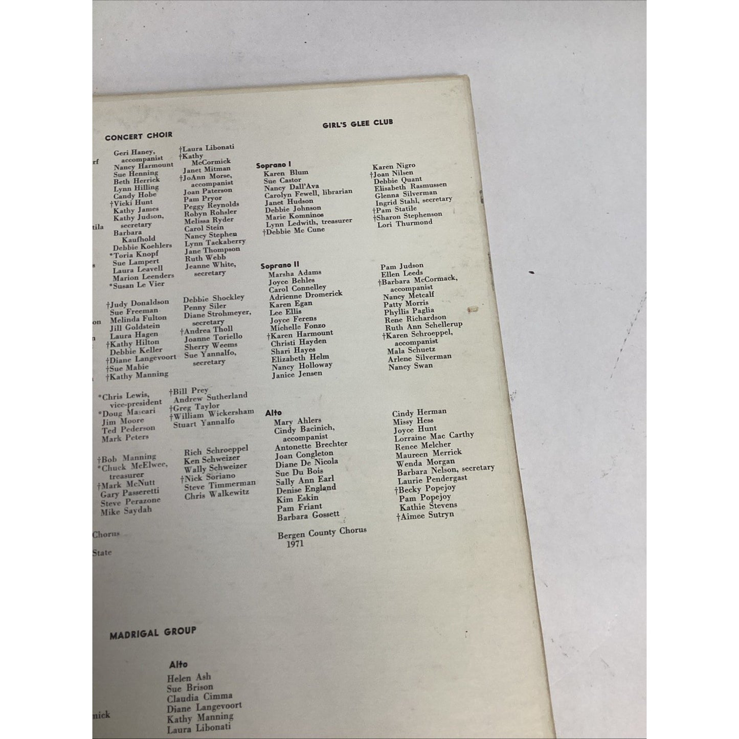 The Northern Highlands Regional High School 1970 Annual Christmas Concert Record