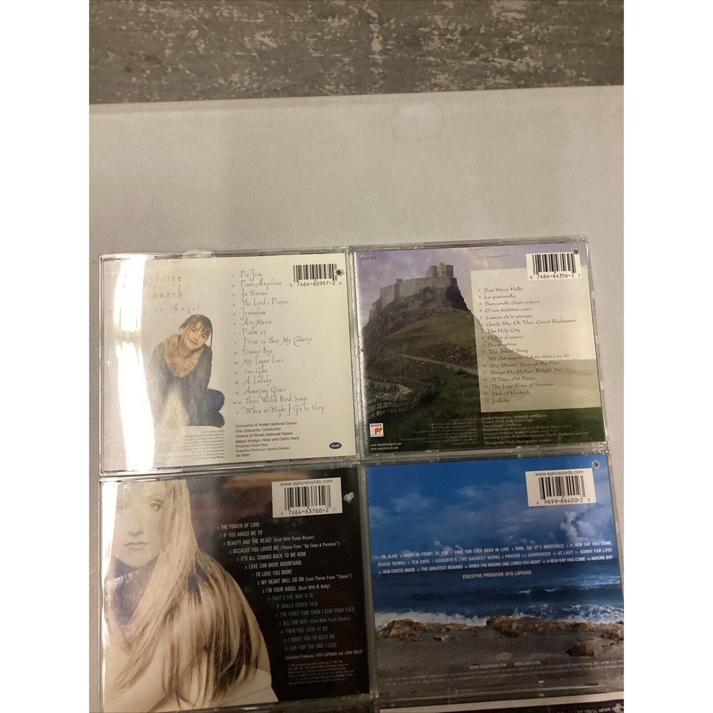 Lot Of 6 CDs By Charlotte Church, Celine Dion, Enya & Alicia Keys