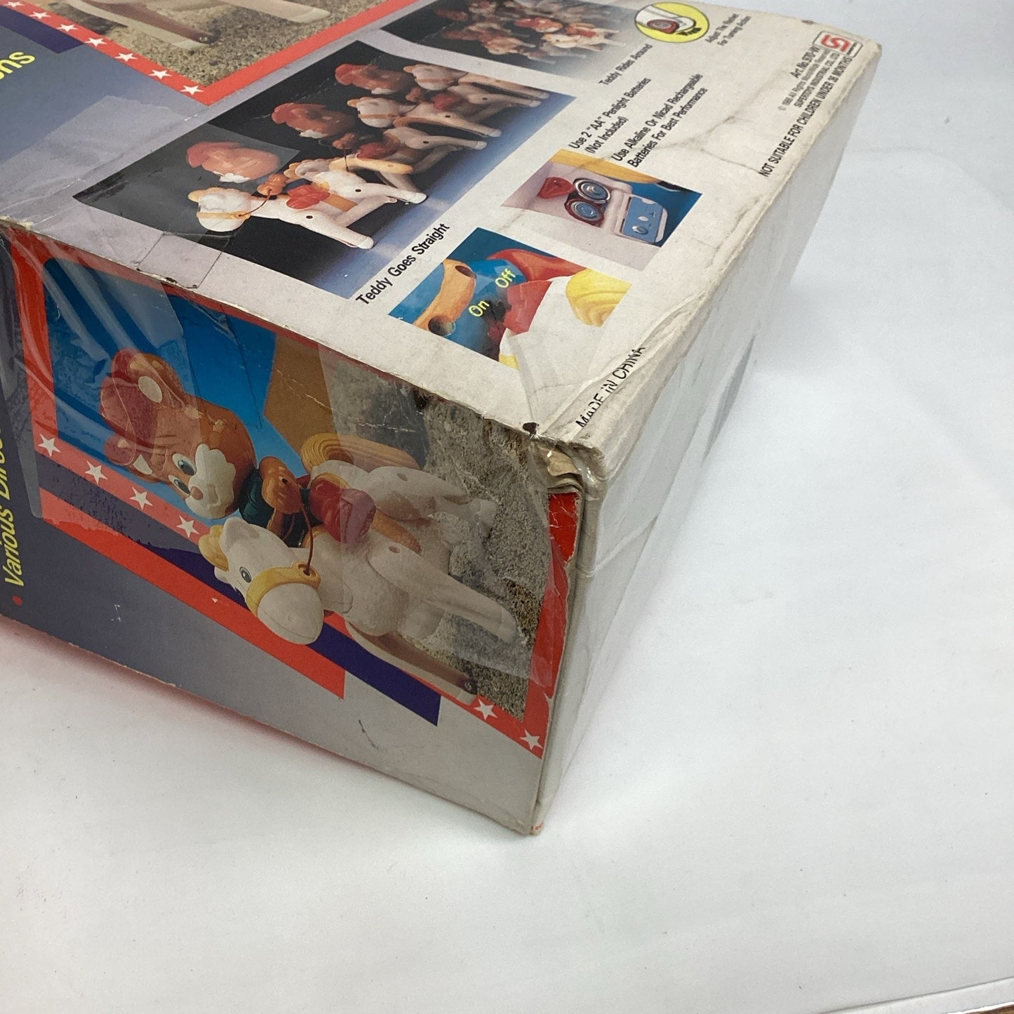 Vintage 1988 Cowboy Teddy - NOS - Battery Operated