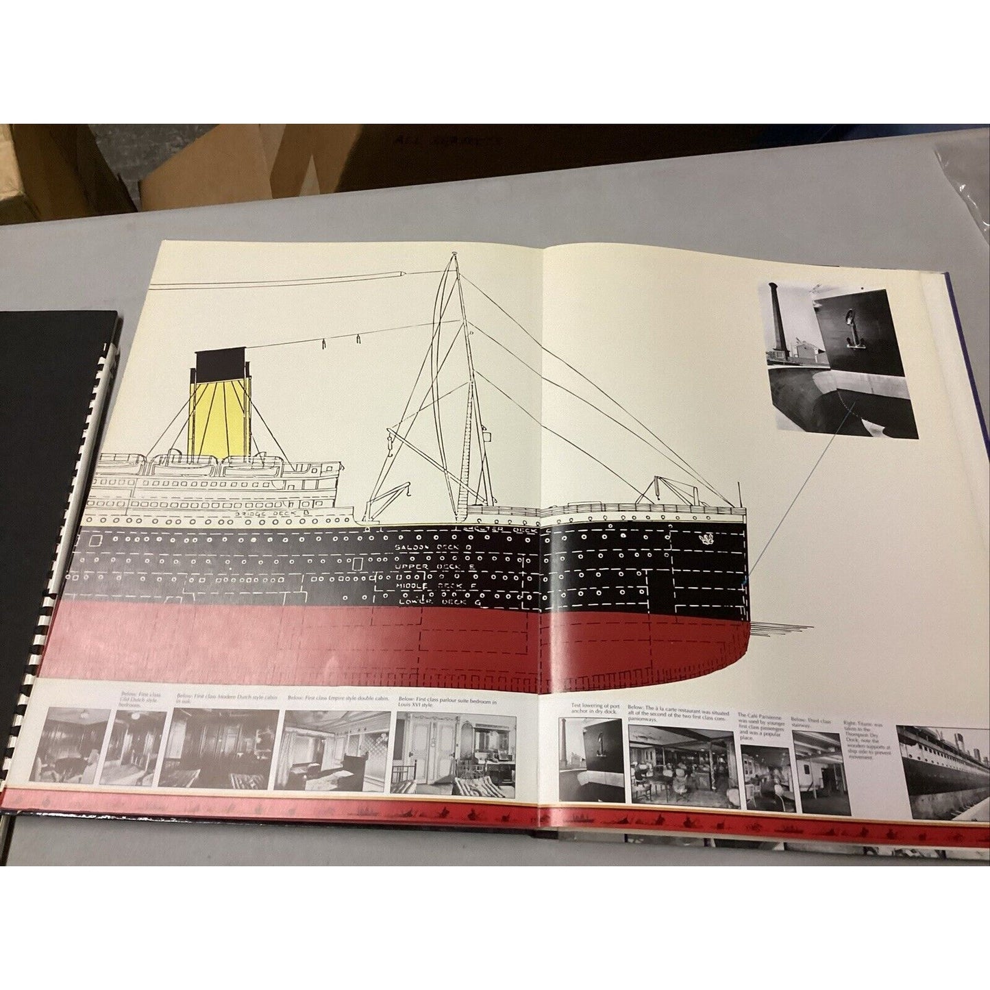 Queen Elizabeth II Success Book and The Wall Chart Of The Titanic Books