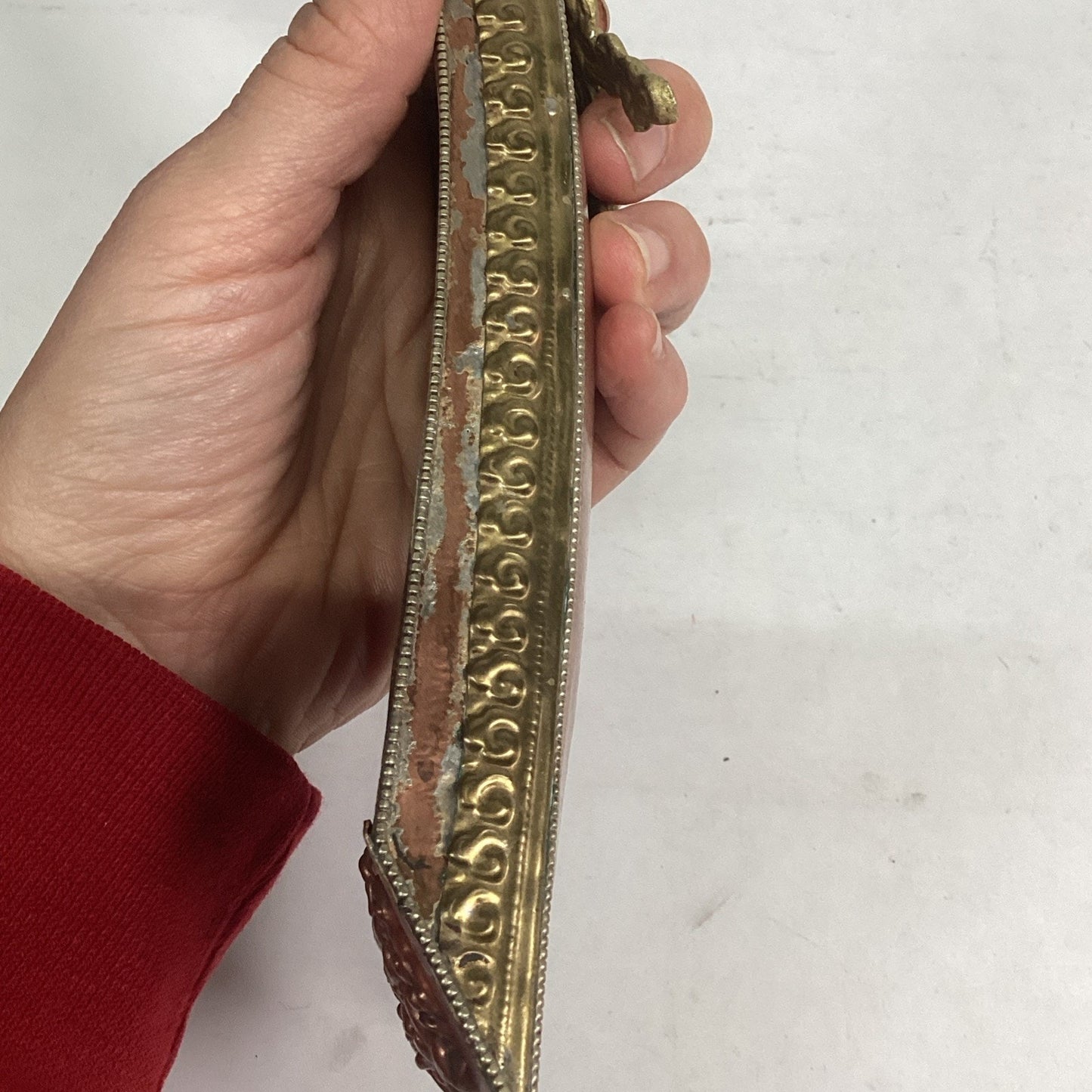 Antique Tibetan Copper Gilt Incense Burner - Buddha