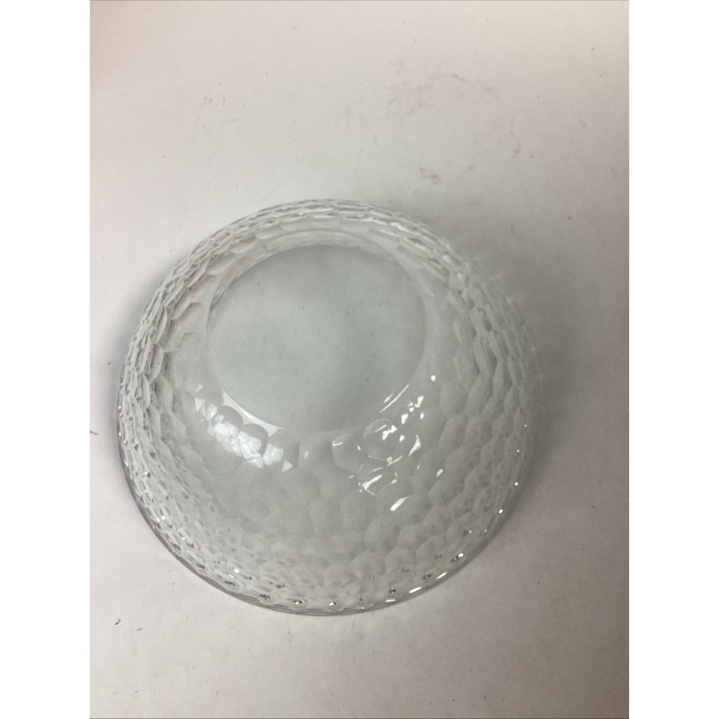 Tiffany & Co Large Heavy Glass Salad Bowl - 12”Dx4”H