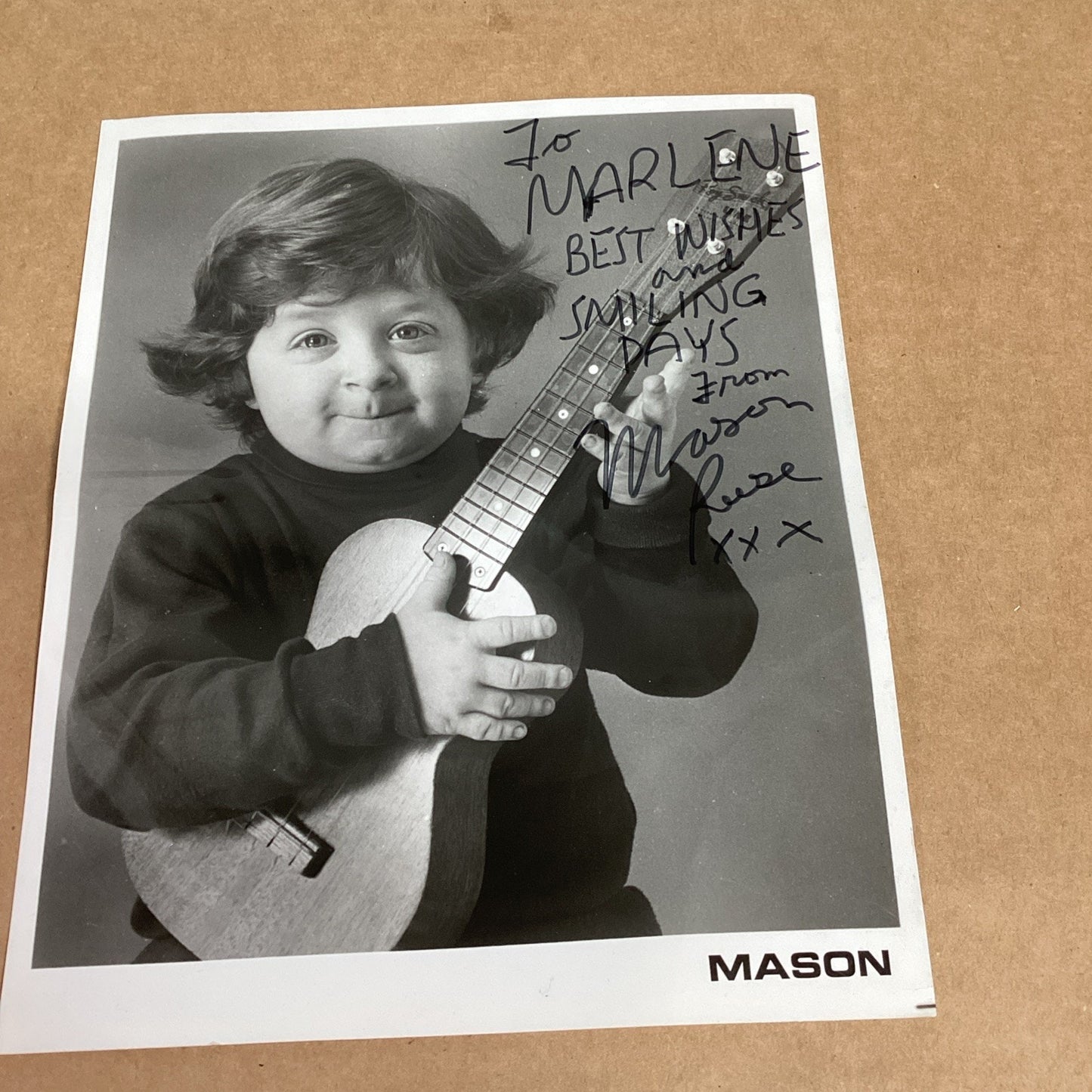 Mason Reese Signed Photograph - 8x10” Photo