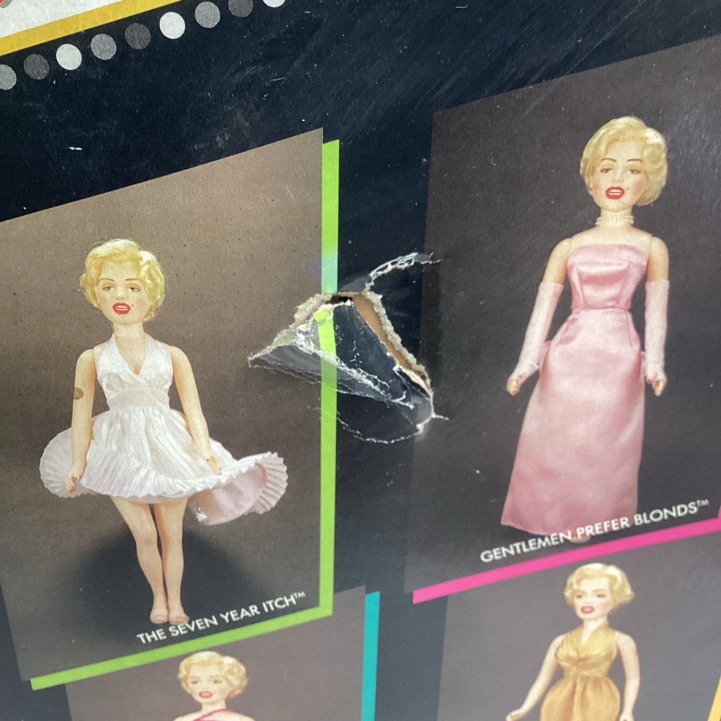 Marilyn Monroe Doll There's No Business Like Show Business Gold Dress - NOS