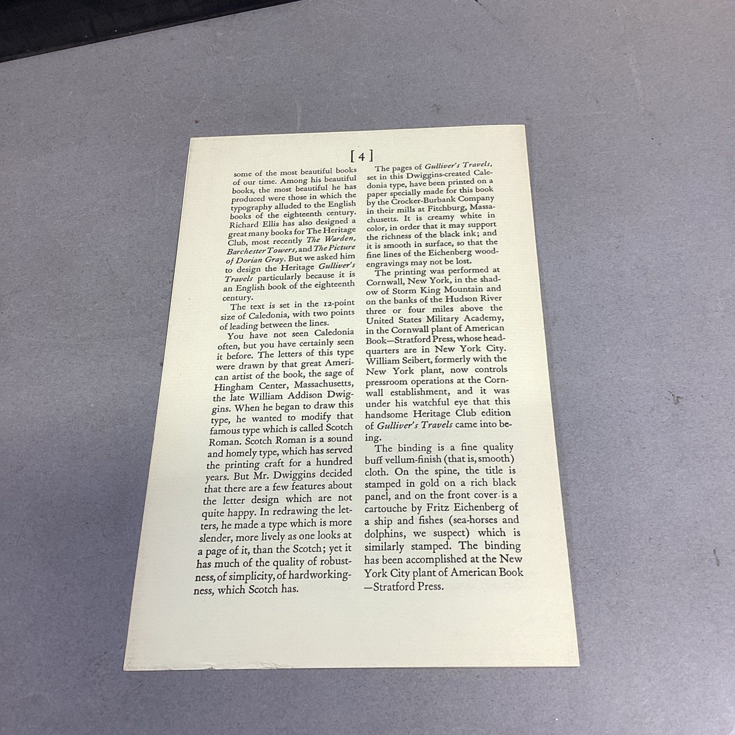 GULLIVER'S TRAVELS In Slip Case • Jonathan Swift • 1940 - W/ Sandglass Illustrat