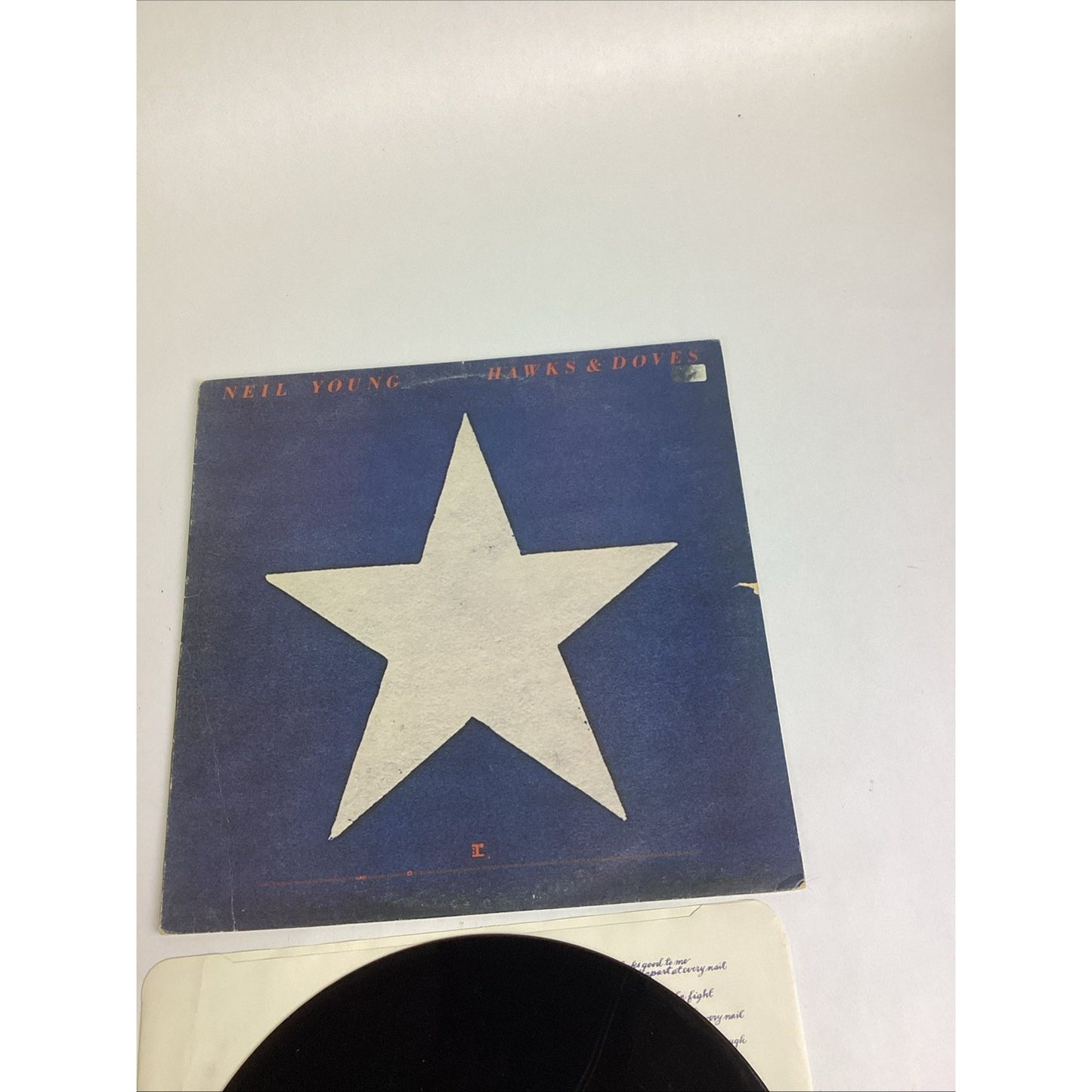Neil Young~Hawks And Doves~Vinyl LP Album~