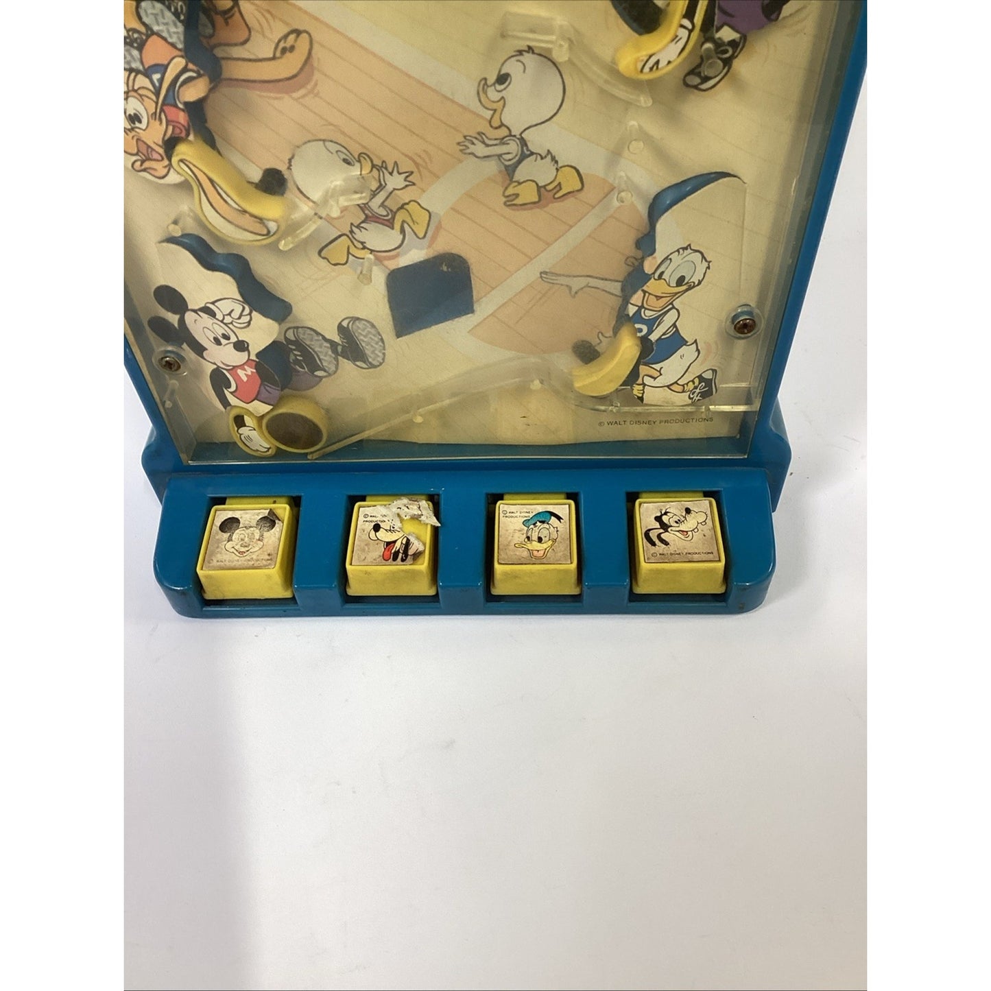 1978 Vintage Durham Disney Working Basketball Handheld Pinball Game