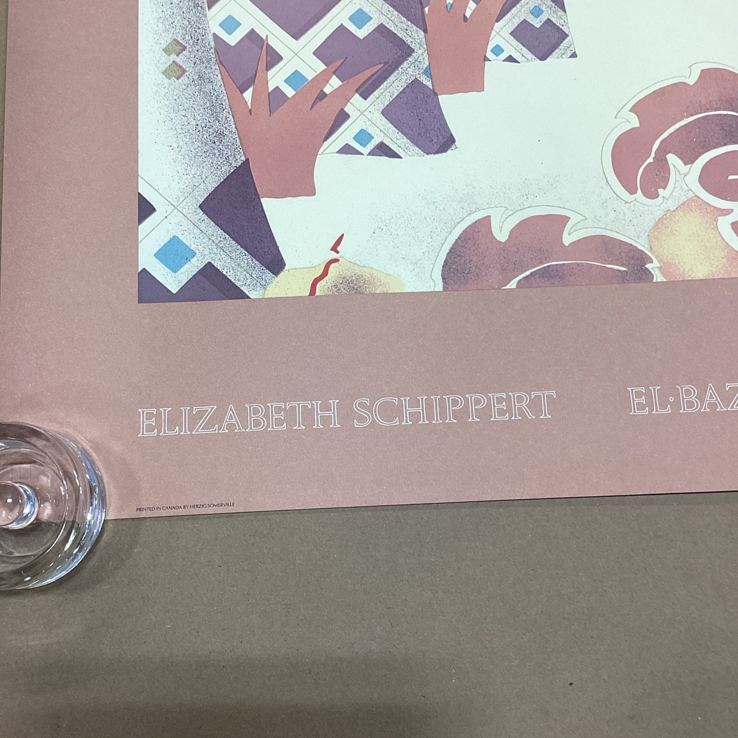Elizabeth Schippert El Baz Gallery SoHo Art Print - 27.5x25”