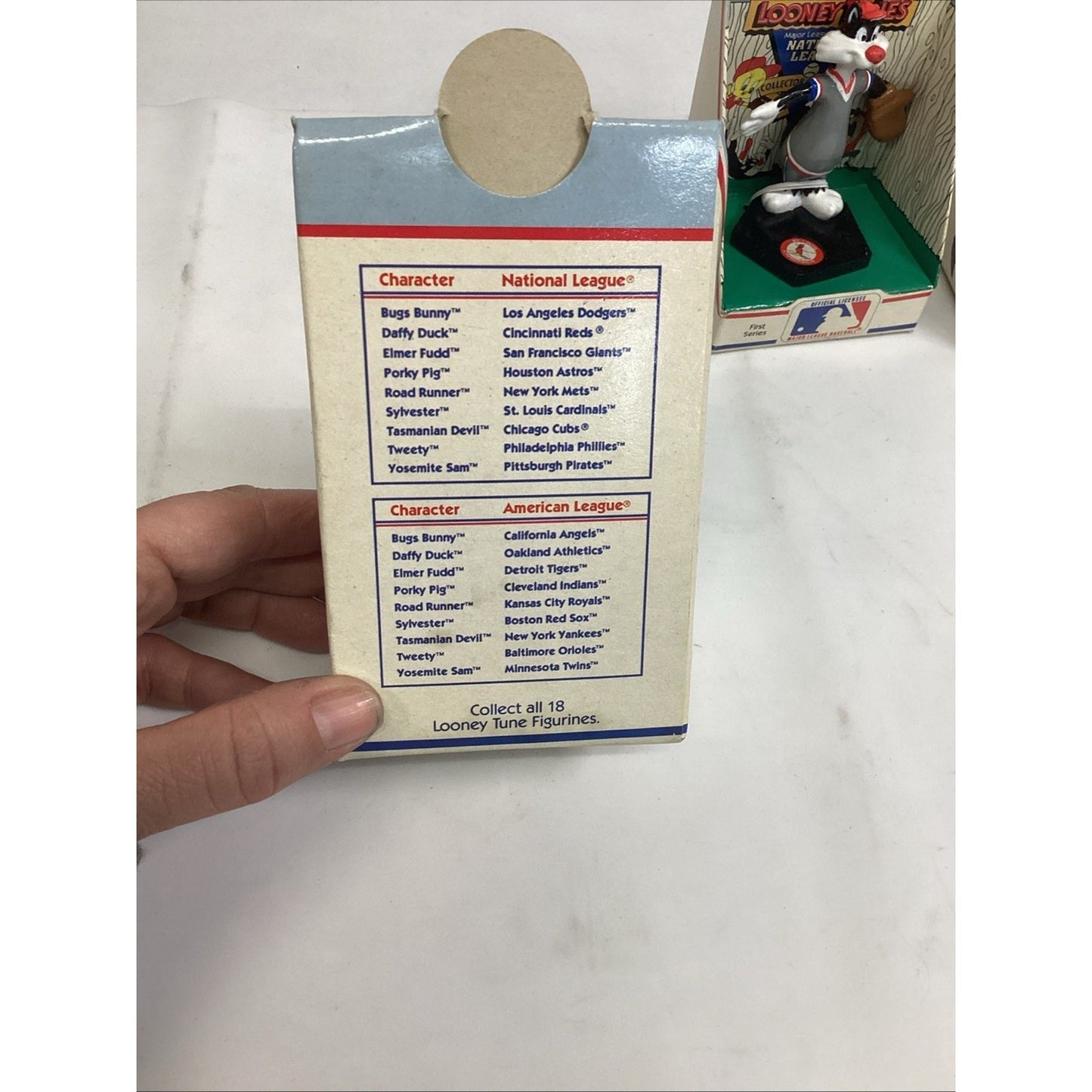 Vintage 1990 Applause Looney Tunes Major League Baseball Figurines Lot of 5 New
