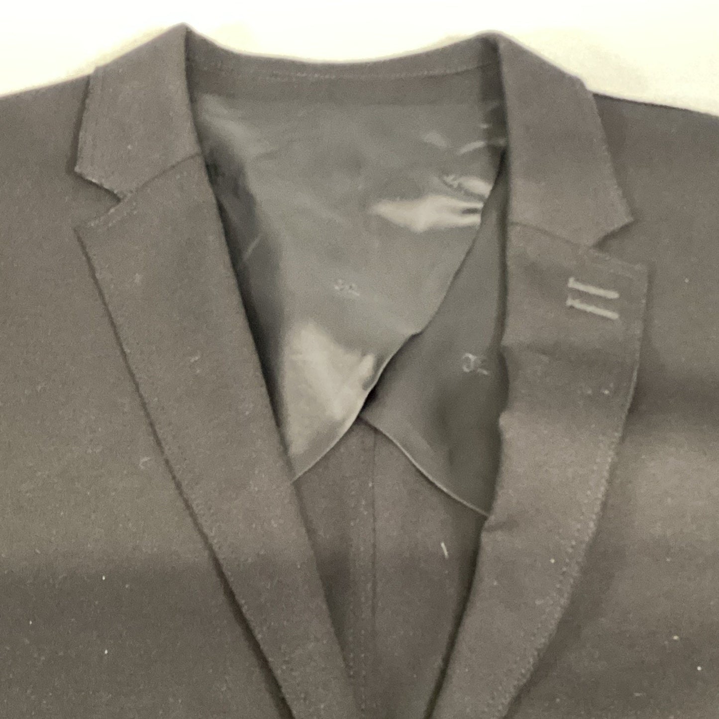 The Kooples Men's Black Fitted 2 Button Blazer Sport Coat