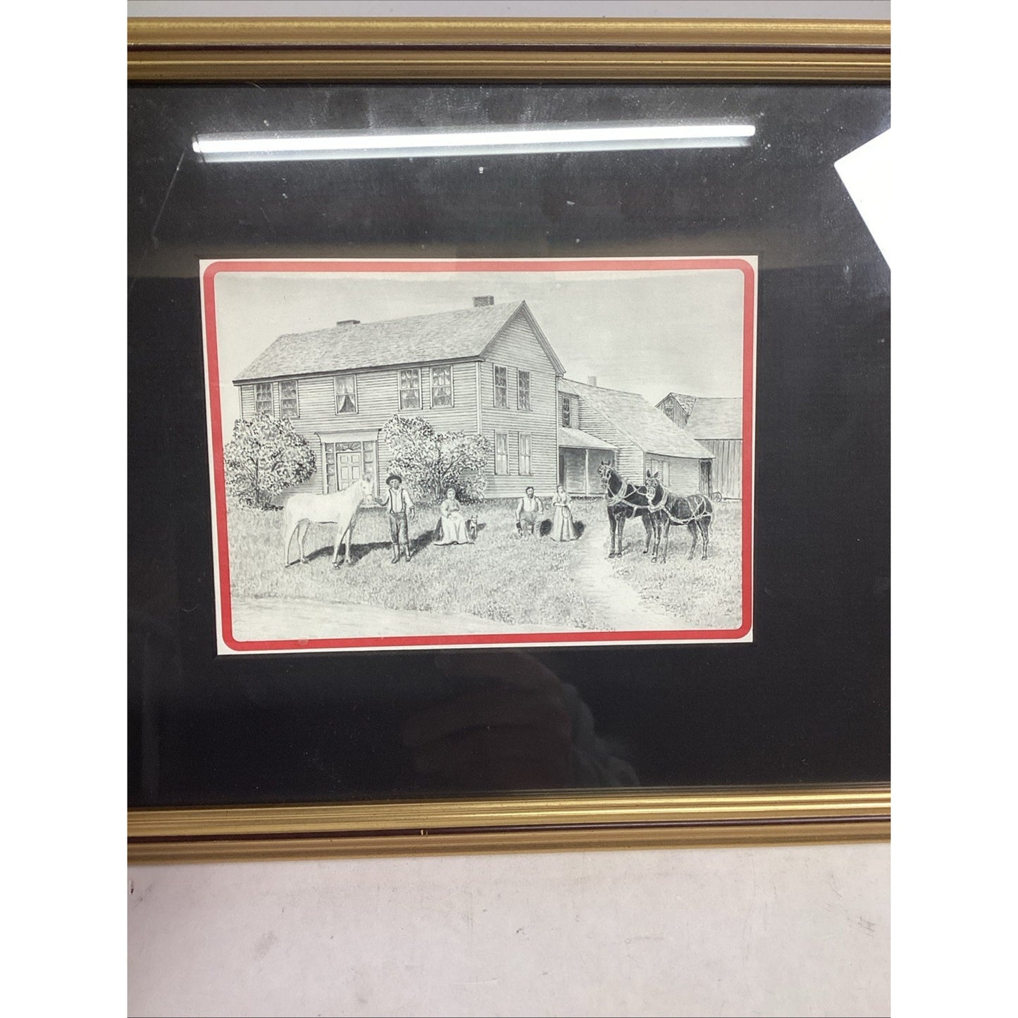 Robinson Winchester Farm (Marlboro, Vermont) Pencil Drawing By Jim Lucy