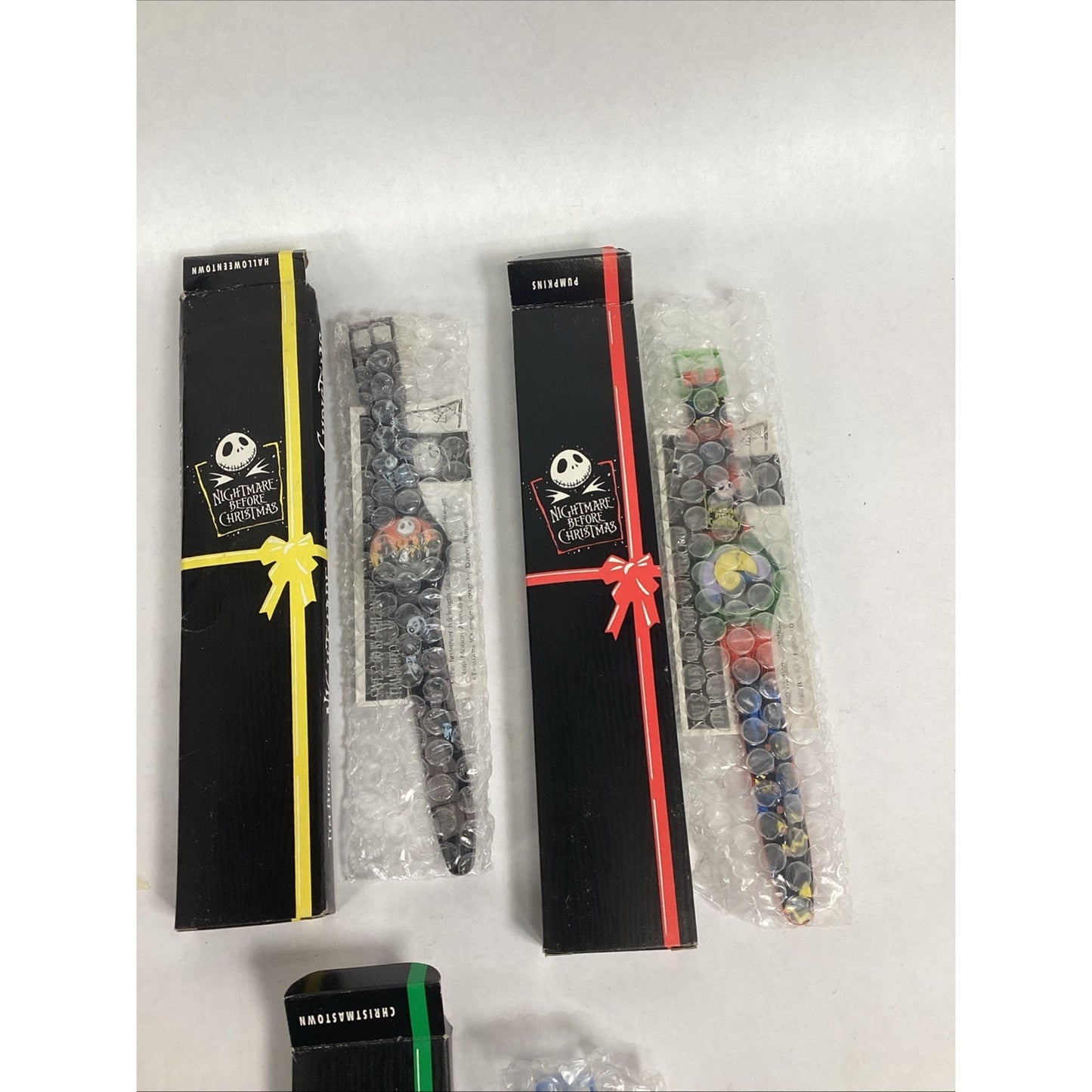 Nightmare Before Christmas 1993 Burger King (3) Watch Set - New