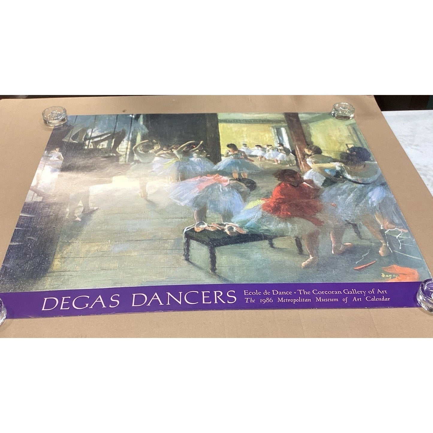Degas Dancers - 1986 Museum Of Art Calendar Poster - 36x29.75”