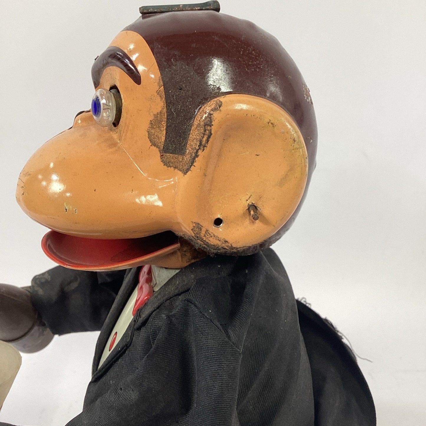 Vintage Linemar Jocko The Drinking Monkey in Tuxedo Toy - Parts/Repair/Display