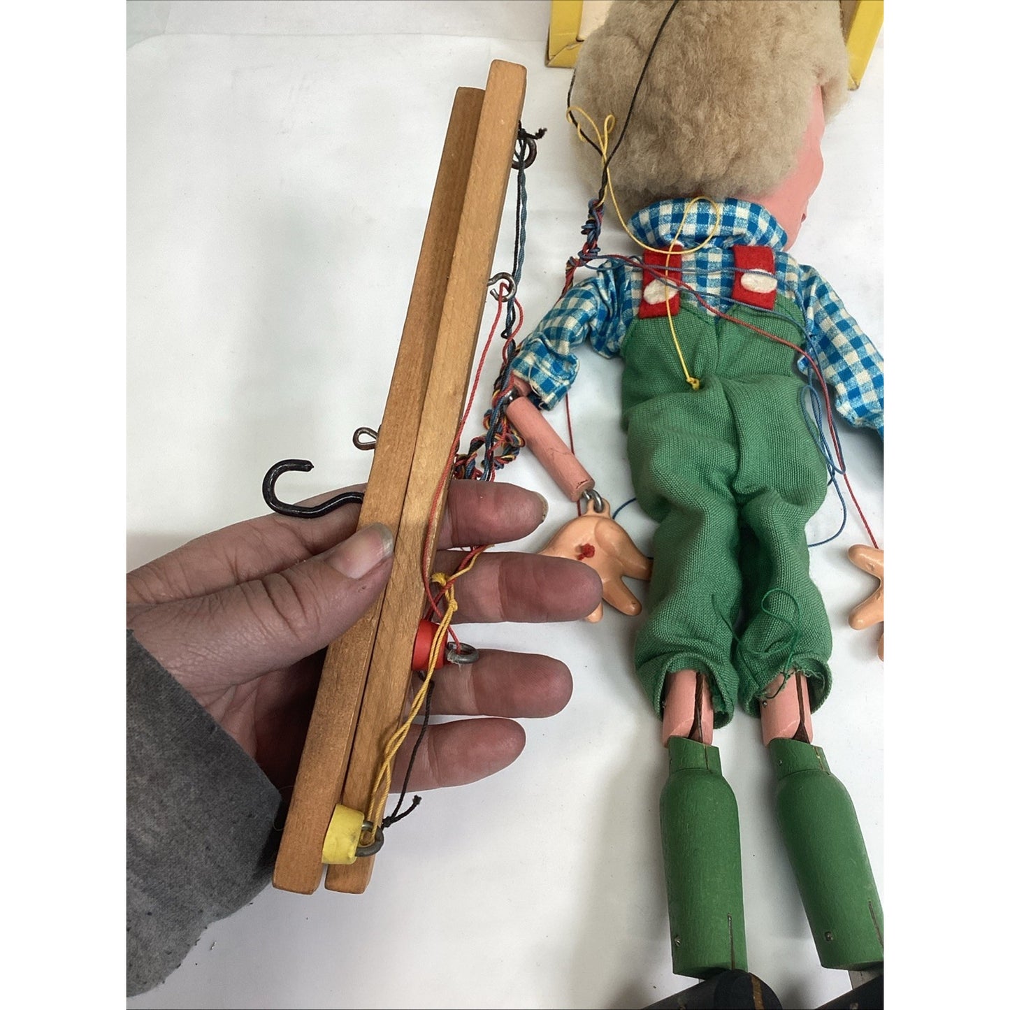Vintage Rare Pelham "Hansel" Marionette Hand Puppet With Original Box - NOS
