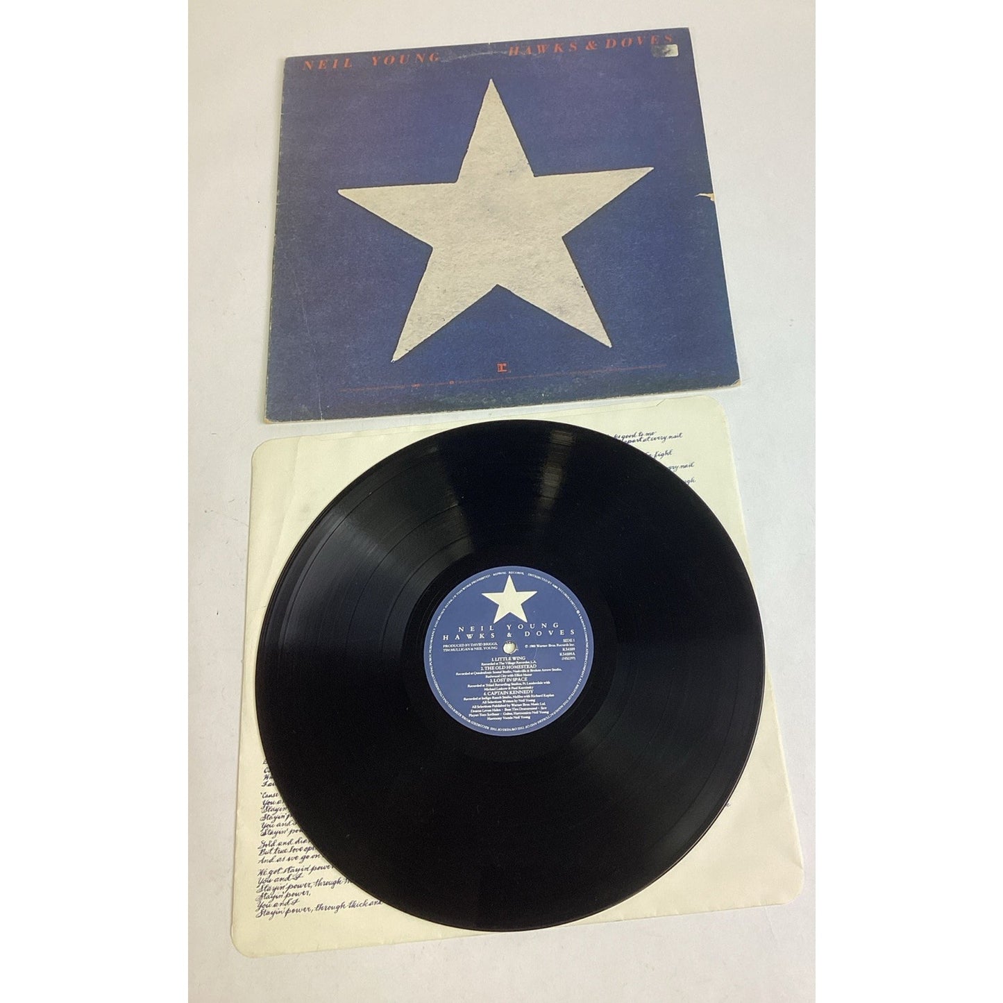 Neil Young~Hawks And Doves~Vinyl LP Album~