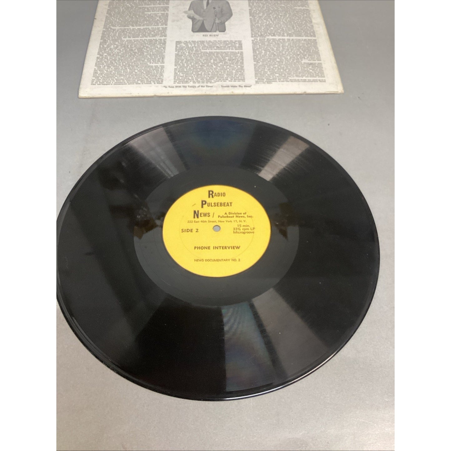 The American Tour With Ed Rudy Original LP Record