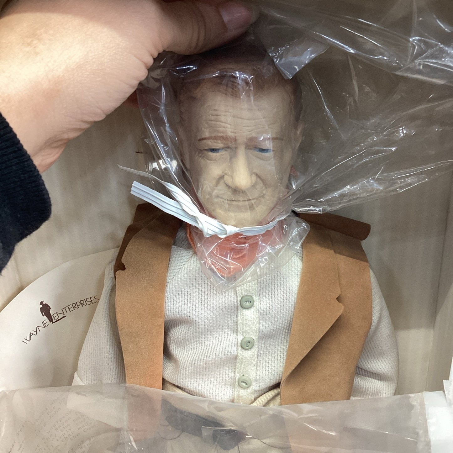 Effanbee 1981 John Wayne "Symbol of the West" Doll - Original Box & Tag NOS