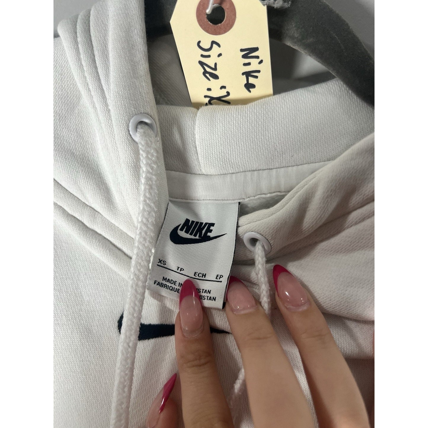 Nike Center Swoosh Hoodie Womens Y2k XS