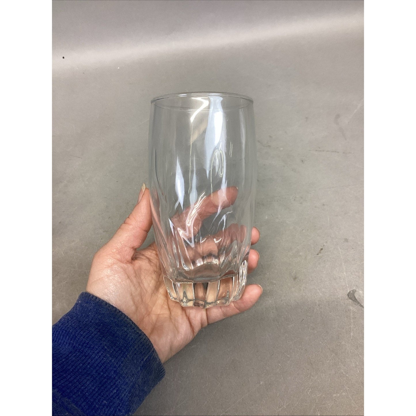 5 Cut Glass Highball 6x2.75” Glasses & 1 Noritake Drinking Glass - 5.5x2.5”