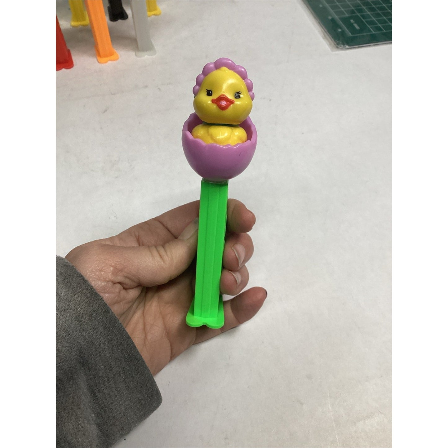 Lot Of 9 Vintage Collectible Pez Dispensers - Chick, Pluto, Mickey, Frosty, Cars