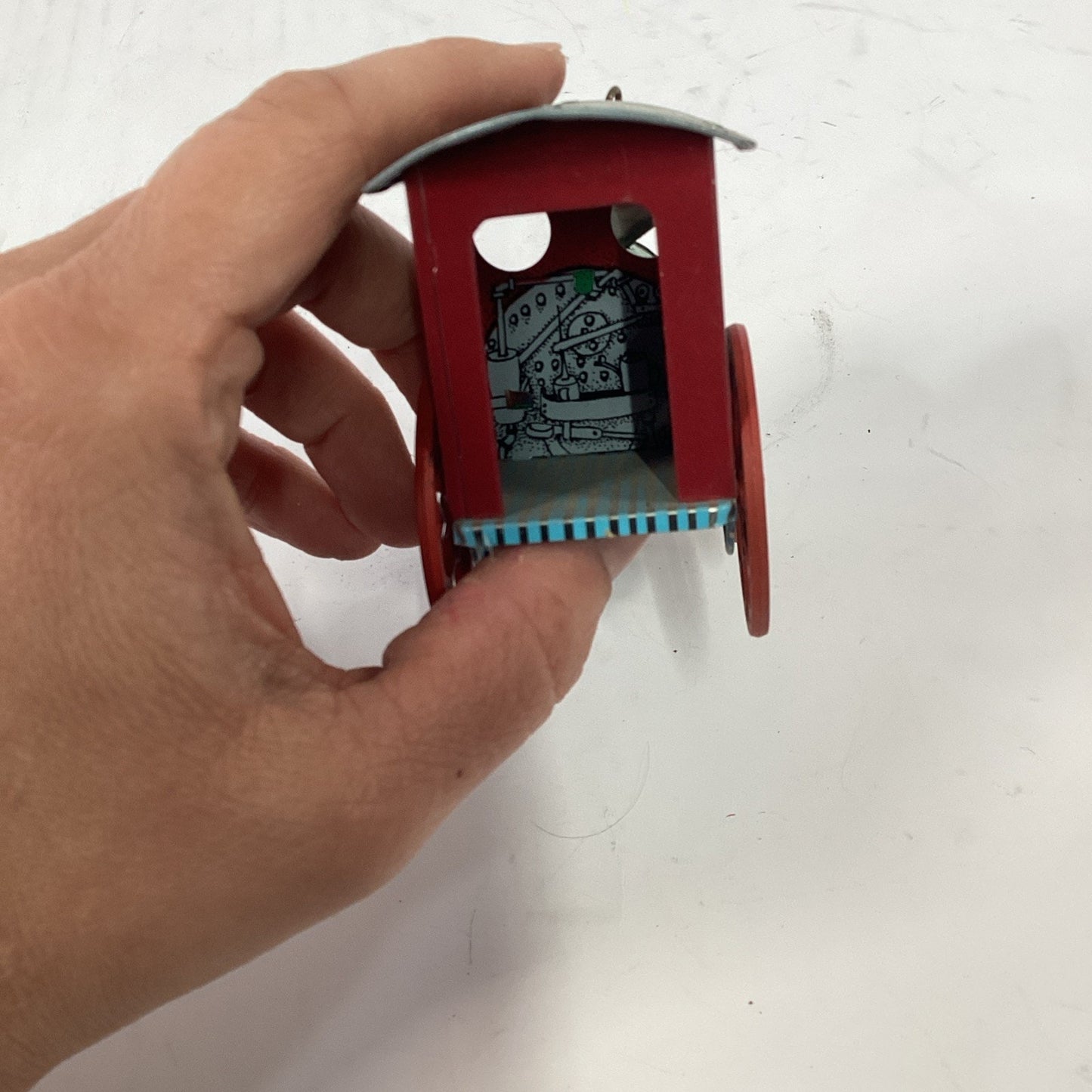 1987 Hallmark Cards Tin Train Ornament - NOS