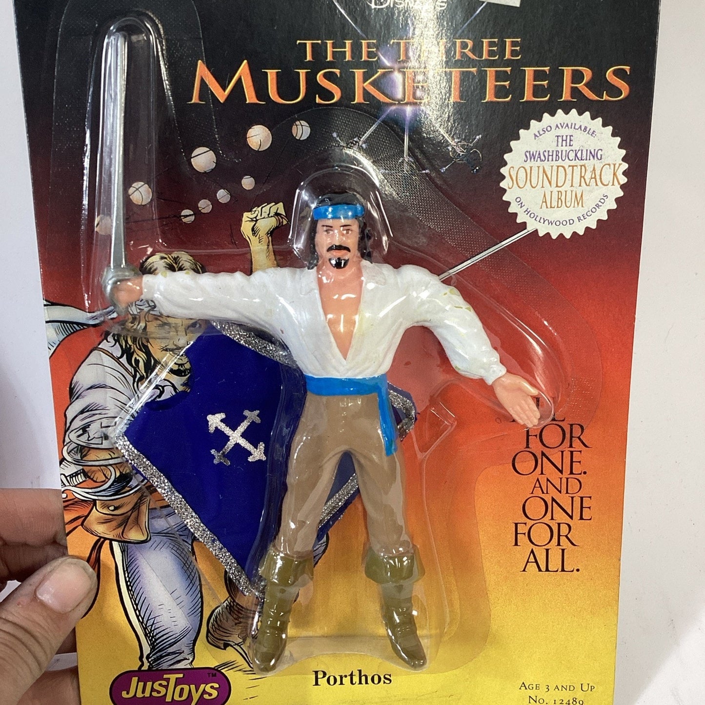VTG 1998 Bend-Ems THREE MUSKETEERS 3 Pc. Action Figure Set by Just Toys, New