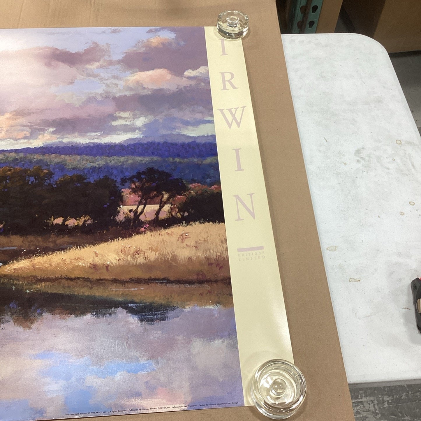 1988 Don Irwin Editions Limited Landscape Poster Print - 41x31”