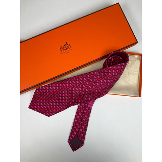 Men’s Hermès H Geometric Tie REF 5601 | No Box