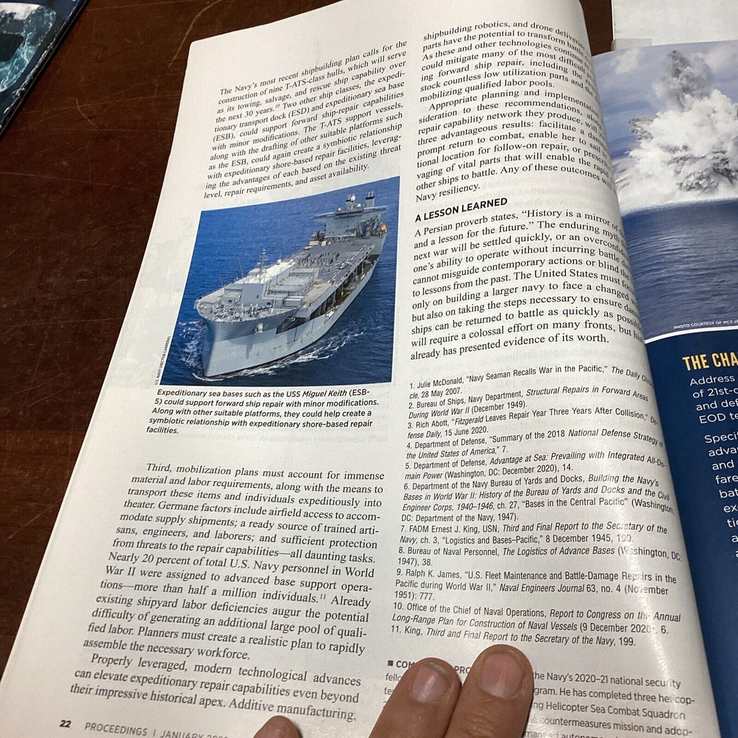 Proceedings - Coast Guard, Surface Warfare, Power Ships, Ships Afloat Stationary