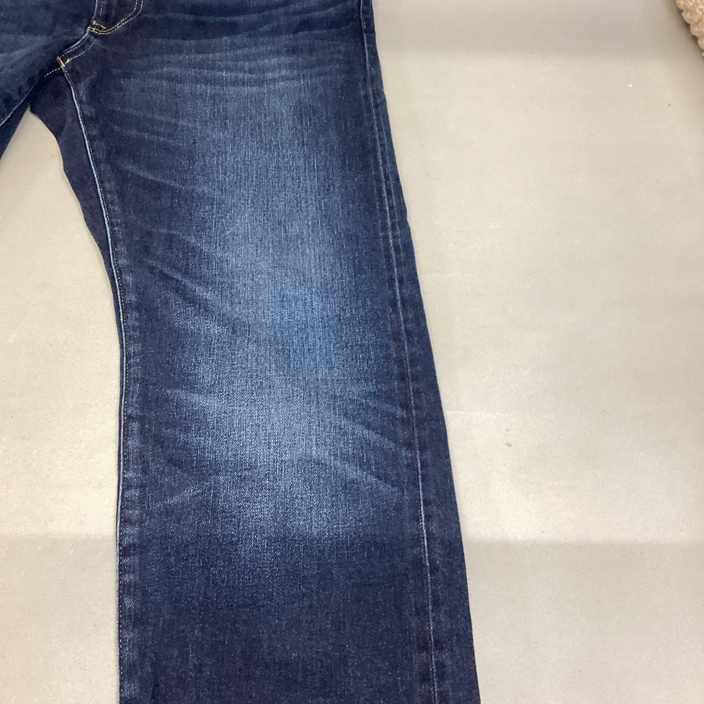 Uniqlo Men’s Blue Denim Slim Straight Low Rise Jeans - 35x32