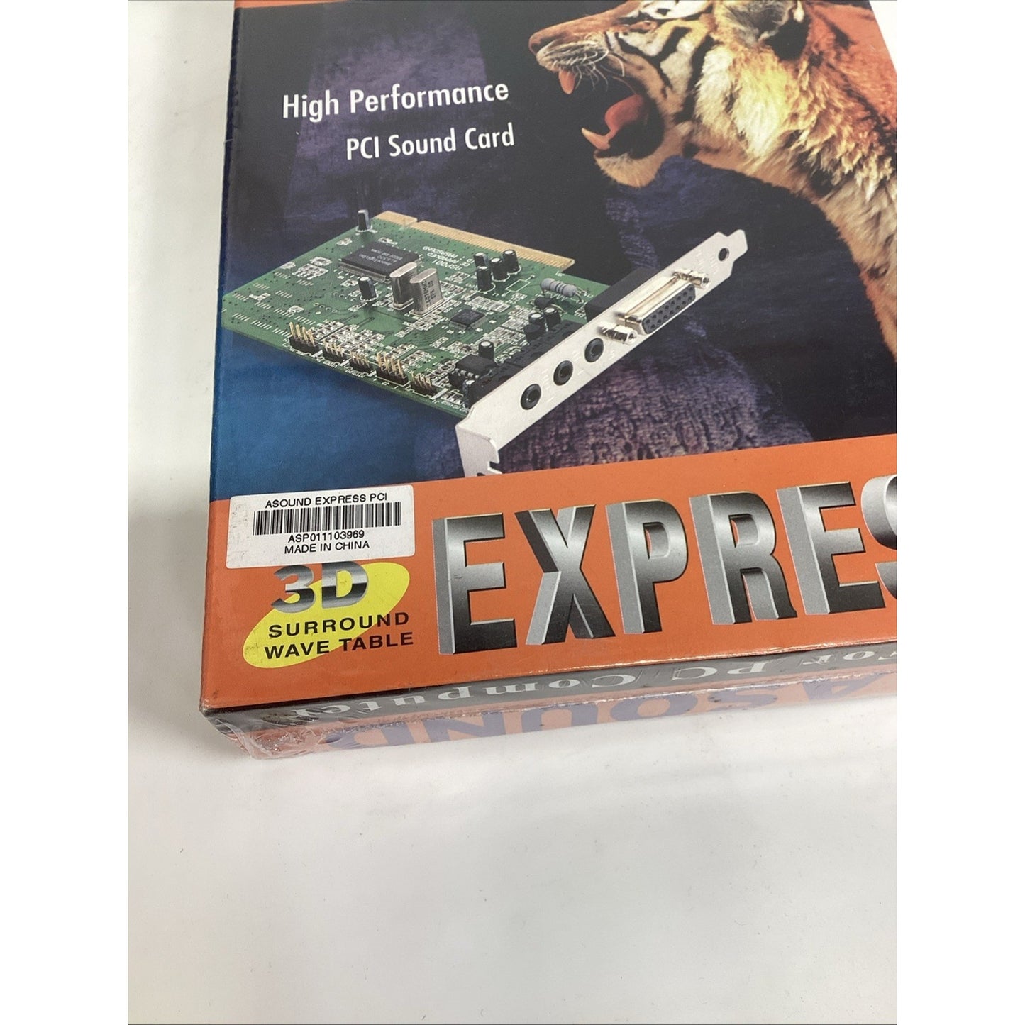 Vintage Asound Express PCI Sound Card ASP0111 - NOS - 3D Surround Wave Table