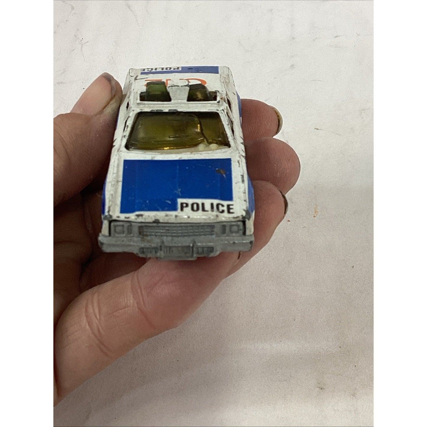 1979 Matchbox Superfast #10 Plymouth Gran Grand Fury Police G12 Vintage Police