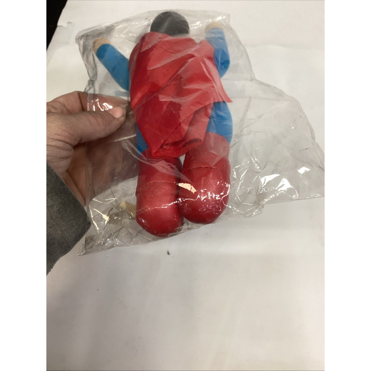 Rare Vintage 1991 DC Comics Plush Superman Figure W/ Soft Vinyl Head - NOS