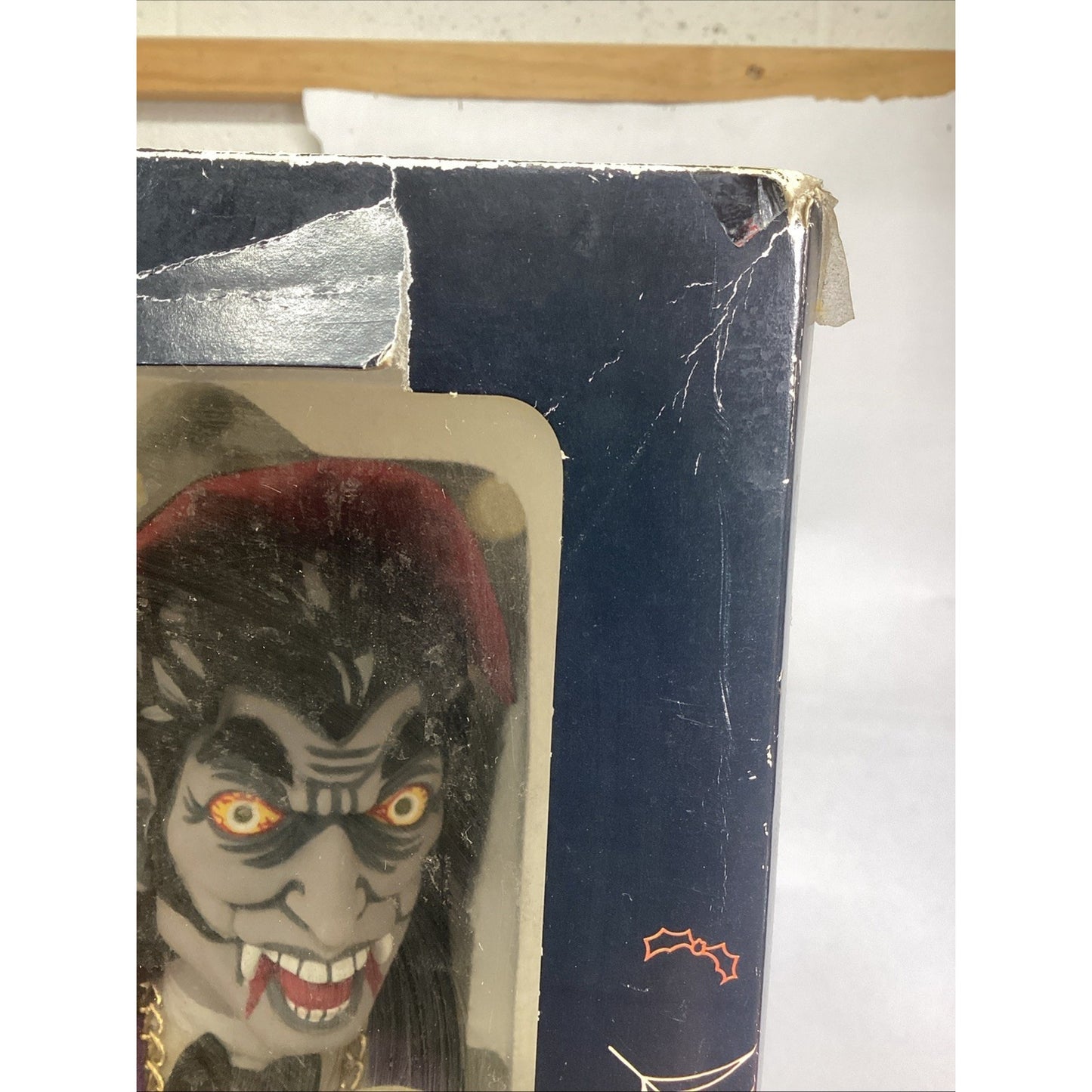 Vintage Witch Time Animated Dracula Figurine With Box - NOS