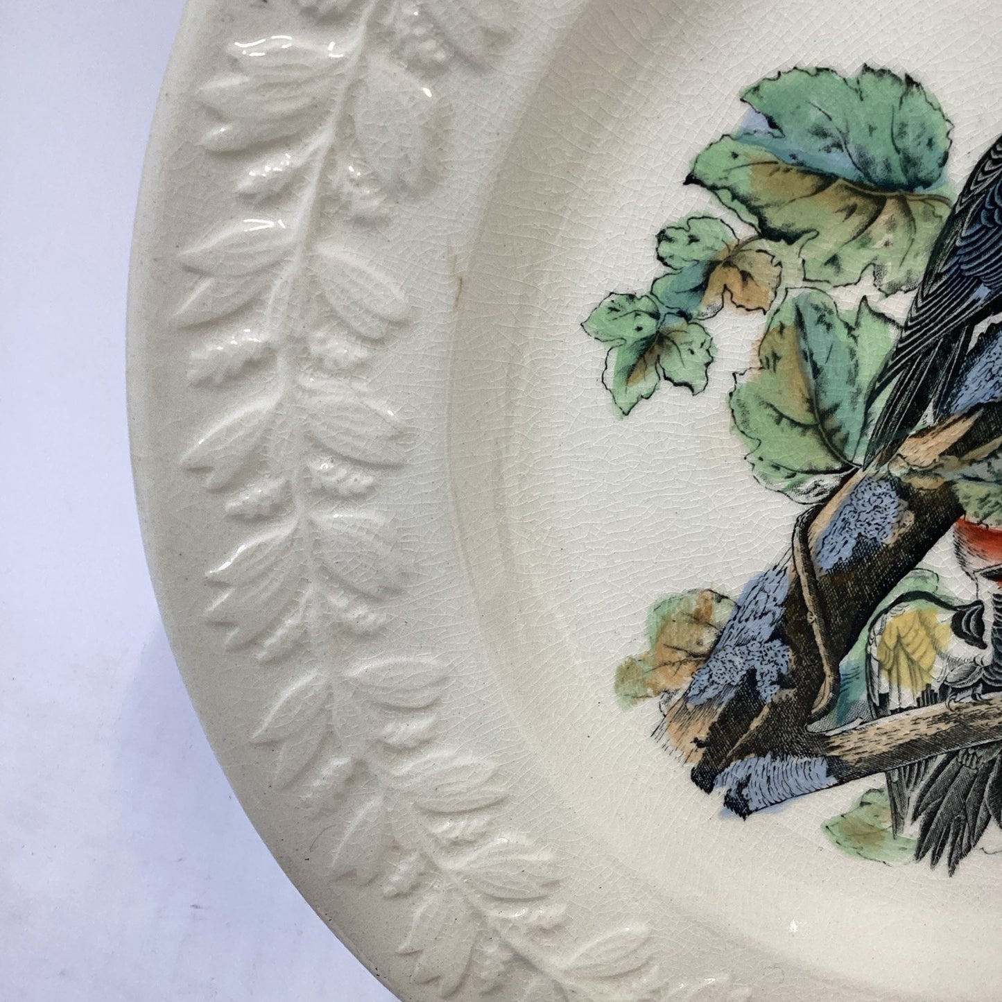 VTG Adams England Audubon Birds of America Pileated Woodpecker Collector Plate