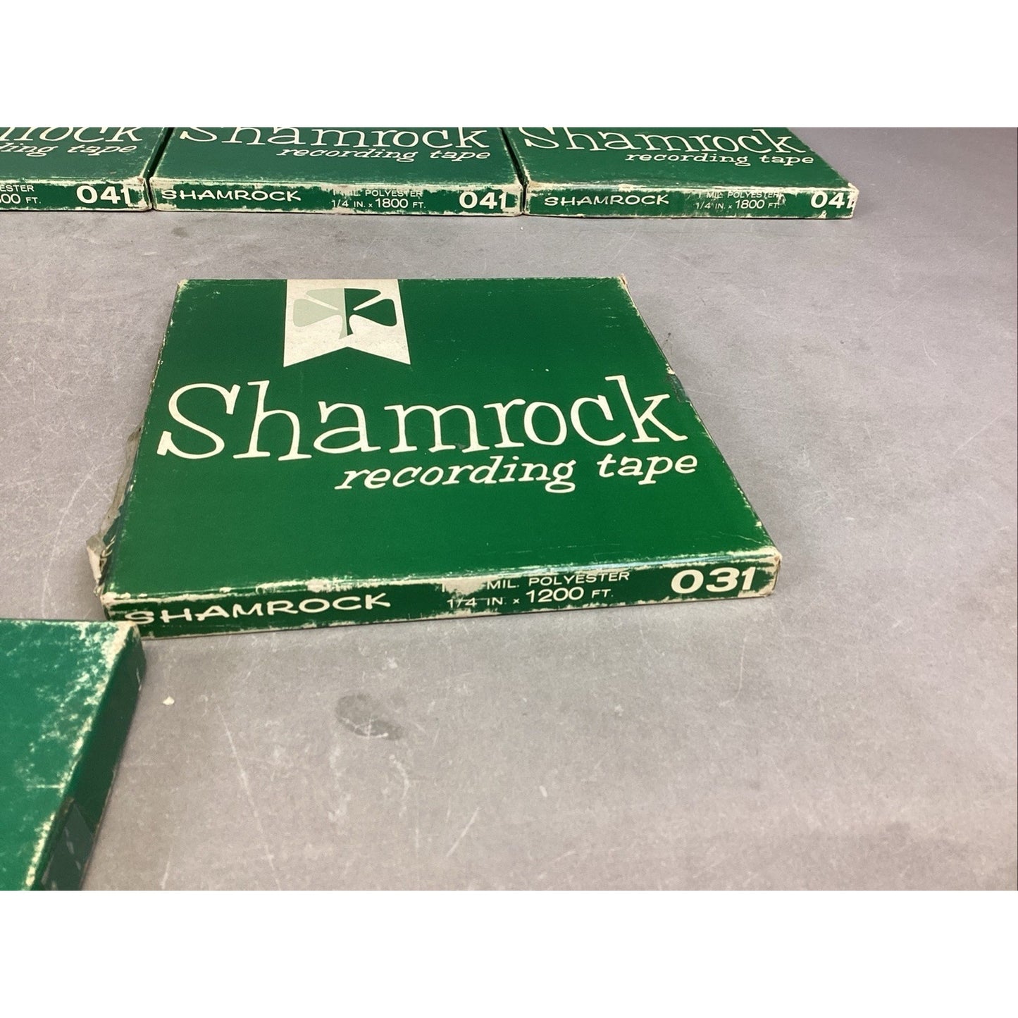 Lot Of 11 Vintage Shamrock Recording Tape - #041 - Used - Pre-Recorded